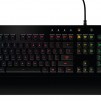 Logitech G213 Prodigy Gaming Keyboard, Lightsync, Spill Resistant, Palm Rest, Media Controls, Black