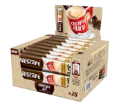 РАЗТВОРИМО КАФЕ NESCAFE 3В1 CREAMY LATTE ПАКЕТЧЕ 28БР. В КУТИЯ