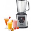 Tefal BL811D38, Mastermix Premium Blender, 1200 W, Thermo jug of impact glass, Total capacity: 2l, Speed control button, 6 removable blades, 3 programs, stainless steel