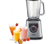 Tefal BL811D38, Mastermix Premium Blender, 1200 W, Thermo jug of impact glass, Total capacity: 2l, Speed control button, 6 removable blades, 3 programs, stainless steel