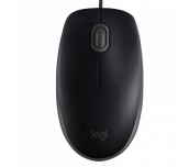 МИШКА LOGITECH B110 БЕЗШУМНА USB ЧРН