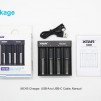 Зарядно у-во  XTAR MC4S, USB Type-C, Universal Charger, LiIon & NIMH, 18650, CR123, AA, AAA