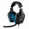 Logitech G432 Surround Headset, 50 mm Drivers, 7.1 DTS Headphone:X 2.0 Surround, Leather Ear Cushions, PC, Nintendo Switch, PS4, Xbox One, Black