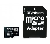 Verbatim micro SDHC 32GB Class 10 (Incl. Adaptor)