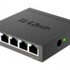 Суич D-Link DGS-105/E, 5 портов, 10/100/1000, Gigabi, метален корпус