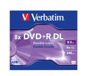 DVD+R 8.5GB VERBATIM DOUBLE LAYER КУТИЯ