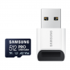 Карта памет Samsung PRO Ultimate, microSDXC, UHS-I, 512GB, Адаптер, USB четец