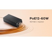 Инжектор ZyXEL POE12-60W PoE, Gigabit, 60W