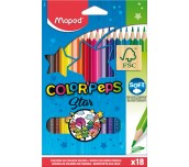 ЦВЕТНИ МОЛИВИ MAPED COLOR PEPS 18 ЦВЯТА 