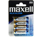 БАТЕРИЯ АЛК. MAXELL AA LR6 4БР.