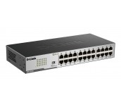 Суич D-Link DGS-1024D/E, 24 портов 10/100/1000, Desktop, rack mount