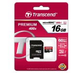 Transcend 16GB micro SDHC UHS-I Premium (with adapter, Class 10)