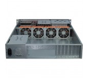 Кутия за сървър InterTech 2U 2129-N - Mini ITX, mATX, μATX, ATX, eATX, SSI EEB, Черна