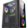 Кутия FSP CMT192 TG ATX Mid Tower, Черна