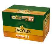 РАЗТВОРИМО КАФЕ JACOBS 3В1 18Г 20БР.