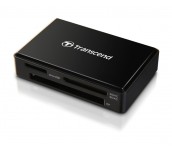 Transcend All-in-1 Multi Memory Card Reader, USB 3.0/3.1 Gen 1, Black