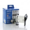 Brother DK-22212 White Continuous Length Film Tape 62mm x 15.24m, Black on White