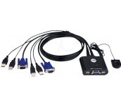 Превключвател KVM ATEN CS22U, 2x 1, USB