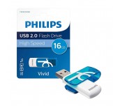 PHILIPS USB 2.0 16GB VIVID СИН