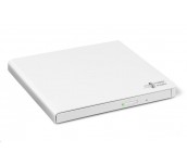 Hitachi-LG GP57EW40 Ultra Slim External DVD-RW, Super Multi, Double Layer, TV connectivity, White