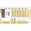 PCI Express x16 (x1 / x4 / x8) карта Delock, за M.2 NVMe M.2 Key M, RGB LED