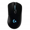 Logitech G703 Wireless Mouse, Lightsync RGB, Lightspeed Wireless, HERO 25K DPI Sensor, 400 IPS, 6 Programmable Buttons, 95g, Black