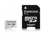 Transcend 16GB microSD w/ adapter UHS-I U1