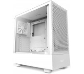 Кутия NZXT H5 Flow Matte White, Mid-Tower