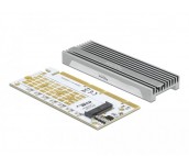 PCI Express x16 (x1 / x4 / x8) карта Delock, за M.2 NVMe M.2 Key M, RGB LED