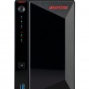 Asustor Nimbustor AS5402T, 2 Bay NAS, Quad-Core 2.0GHz CPU, Dual 2.5GbE Ports, 4GB SO-DIMM DDR4 (Max. 16GB), Four M.2 SSD Slots (Diskless), 3x USB 3.2 Gen 1 Type A, WOW (Wake on WAN), WOL, System Slee