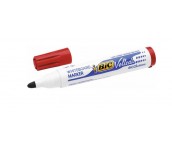 МАРКЕР ЗА БЯЛА ДЪСКА BIC 1701 С ОБЪЛ ВРЪХ ЧЕРВЕН