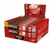 РАЗТВОРИМО КАФЕ NESCAFE 3В1 ПАКЕТЧЕ 28БР. В КУТИЯ