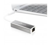 Мрежова карта j5Create JCE133G, Тип USB-C 3.1 Gen1, Gigabit Ethernet, Сив