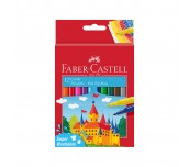 ФЛУМАСТЕРИ FABER-CASTELL ЗАМЪК 12 ЦВЯТА