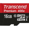 Transcend 16GB micro SDHC UHS-I Premium (with adapter, Class 10)