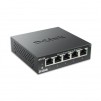 Суич D-Link DES-105/E, 5 портов 10/100, метален корпус