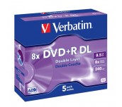 DVD+R 8.5GB VERBATIM DOUBLE LAYER КУТИЯ