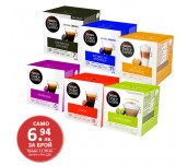 КАФЕ КАПСУЛИ NESCAFE DOLCE GUSTO ПРОМО ПАКЕT 6Х16 БРОЯ МИКС