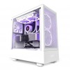 Кутия NZXT H5 Flow Matte White, Mid-Tower