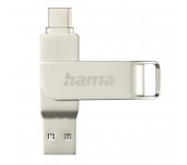 ФЛАШ ПАМЕТ HAMA C-ROTATE PRO USB-A+USB-C 256GB