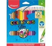 ЦВЕТНИ МОЛИВИ MAPED COLOR PEPS 24 ЦВЯТА 